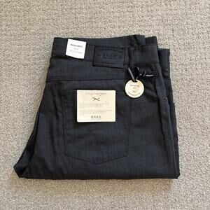 Brax Pants Men’s Sz 38/36 Cooper Fancy Manager Regular Fit Wool Blend Gray NWT
